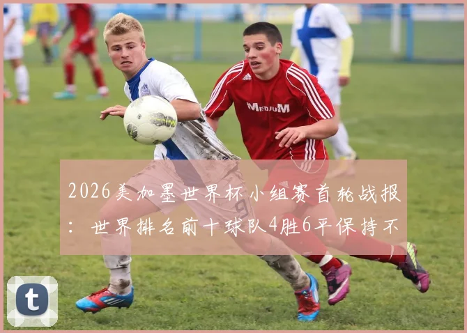 2026美加墨世界杯小组赛首轮战报：世界排名前十球队4胜6平保持不败，强队表现全解析