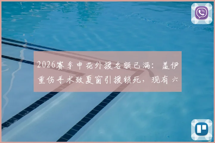 2026赛季申花外援名额已满：盖伊重伤手术致夏窗引援锁死，现有六外援组合详解与应对策略